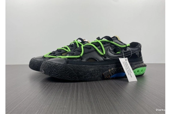 O-W Low Nike Green Blazer x Electro DH7863-001 Black 0910
